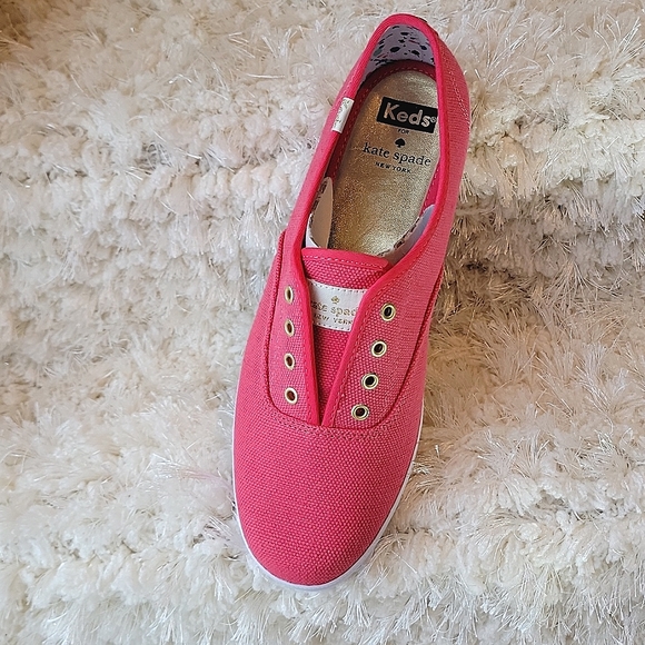 Kate Spade Boho Keds Laceless Slip On Flat Sneaker - Picture 4 of 4